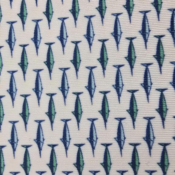 Donald Ross Men's Swordfish Fish pattern golf Polo Shirt Size Small - Picture 3 of 7